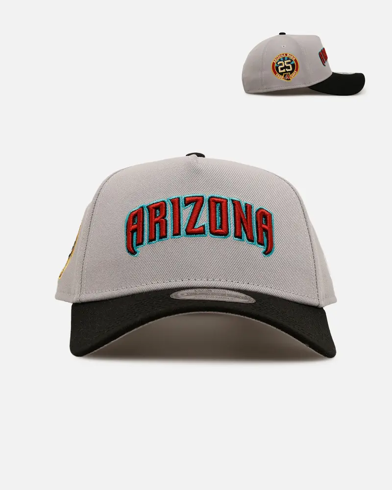 New Era Arizona Diamondbacks 'Away Greys' 9Forty A-Frame Snapback Grey 1
