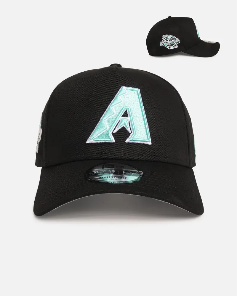 New Era Arizona Diamondbacks 'Black Aqua' 9Forty A-Frame Snapback Black/Aqua 1