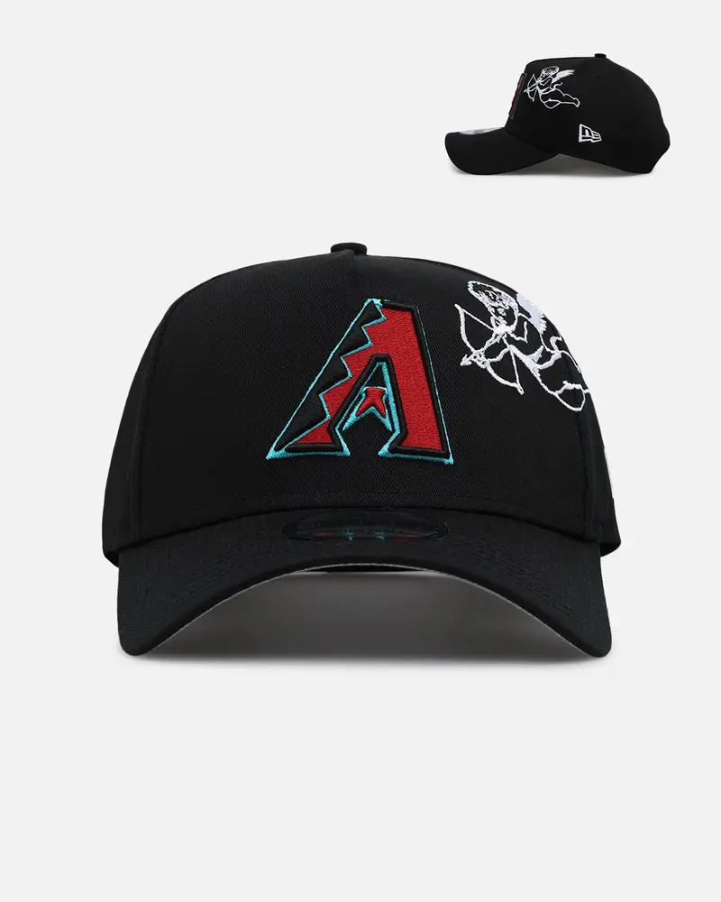 New Era Arizona Diamondbacks 'Cherub Official Team Color' 9Forty A-Frame Snapback Black 1