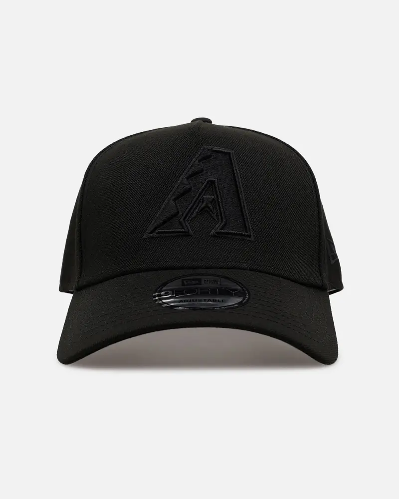 New Era Arizona Diamondbacks 'Easy Black' 9Forty A-Frame Snapback Black/Black 1