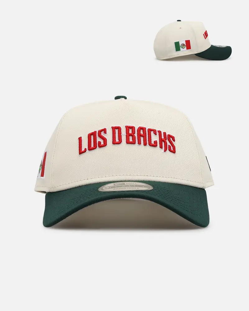 New Era Arizona Diamondbacks 'Mexican Independence Day' 9Forty A-Frame Snapback Chrome/Dark Green 1