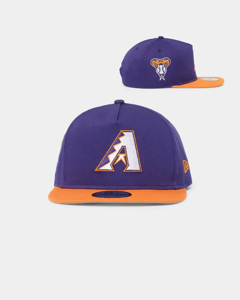 New Era Arizona Diamondbacks "Purple Valley" Old Golfer Snapback Purple/Orange 1