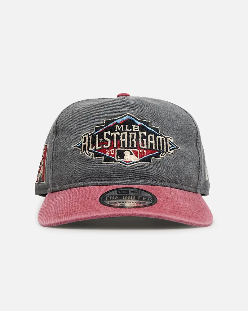 New Era Arizona Diamondbacks 'Summer Injection' Pigment Dye Golfer Snapback Black 1