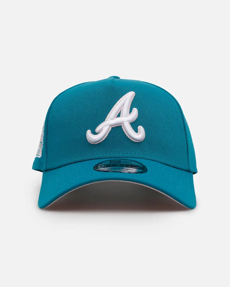 New Era Atlanta Braves 'Aqua' 9Forty A-Frame Snapback Aqua 1