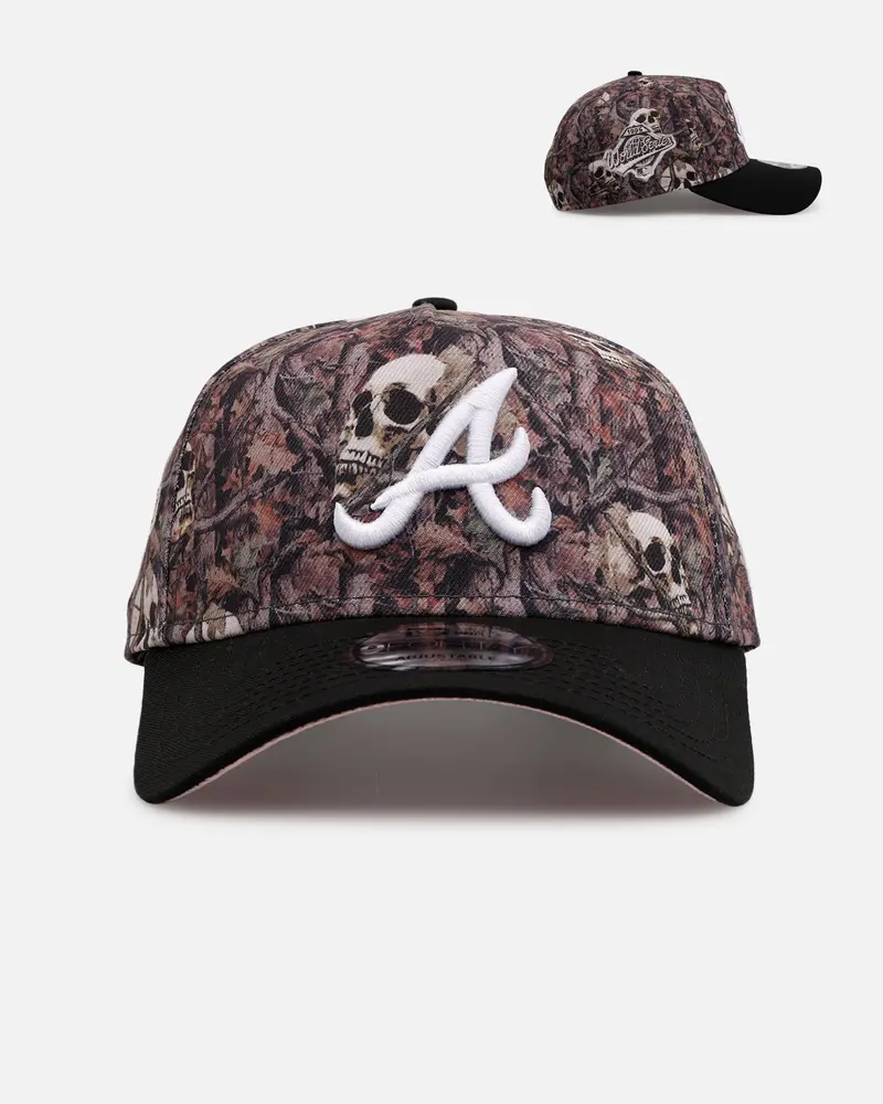 New Era Atlanta Braves 'Camo Skulls' 9Forty A-Frame Snapback Camo 1