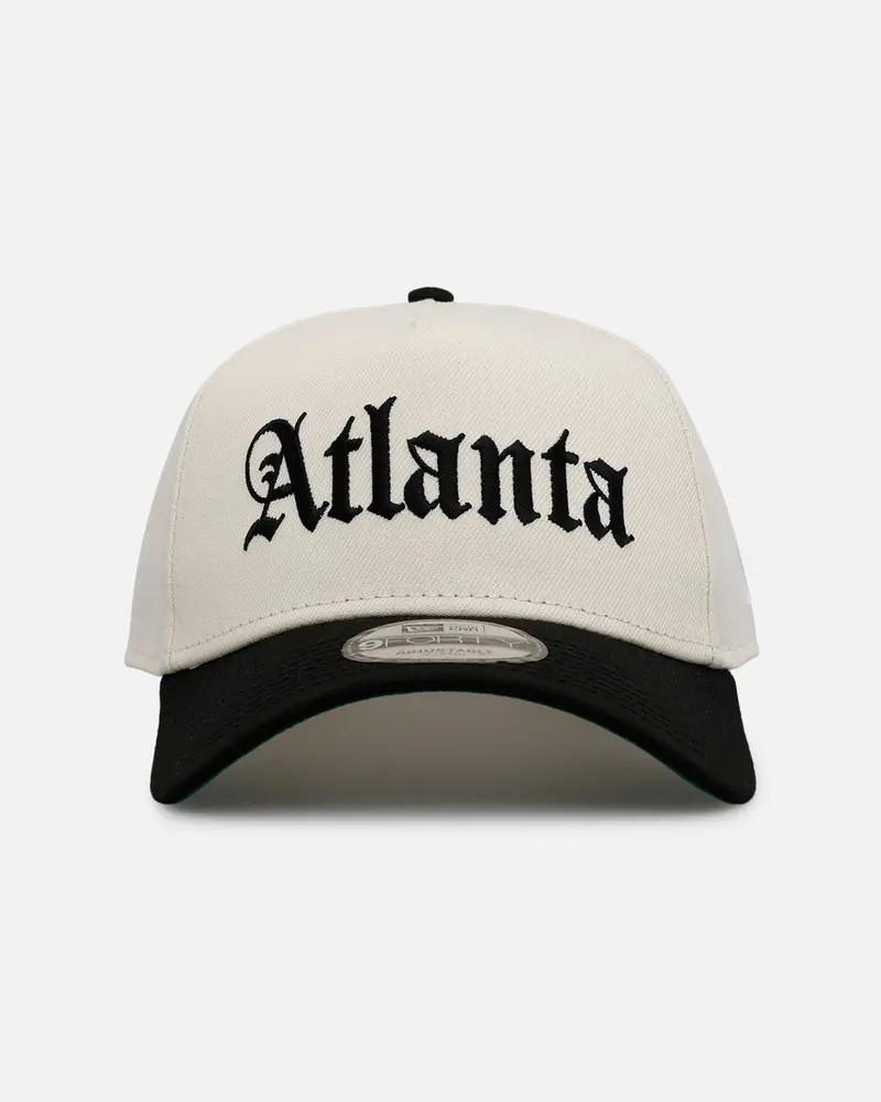 New Era Atlanta Braves 'City Pack' 9Forty A-Frame Snapback Chrome/Black 1
