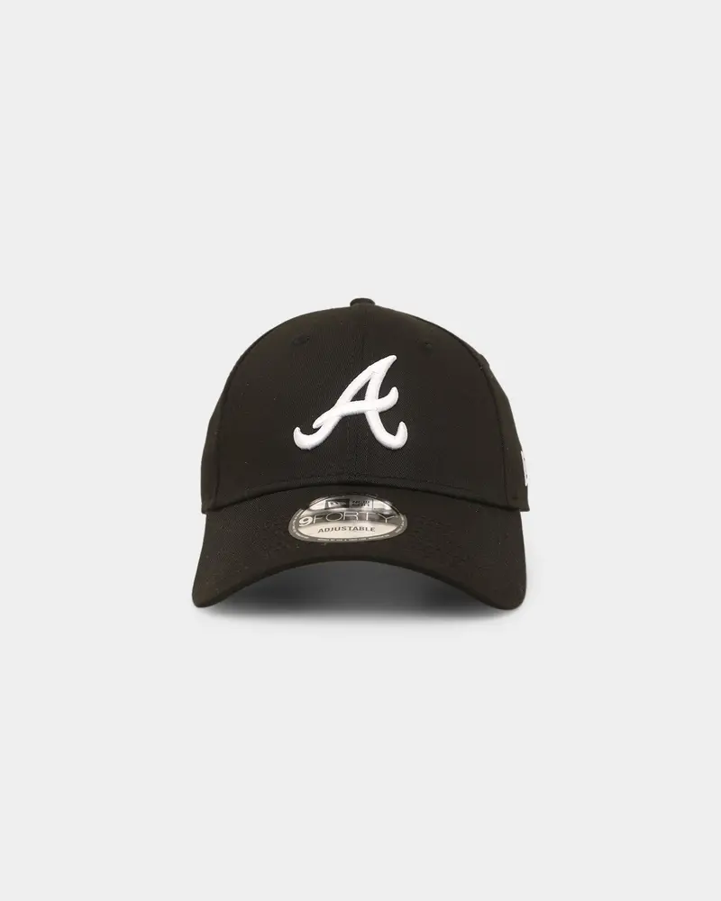 New Era Atlanta Braves Core 9Forty Casual Strapback Black/White 1