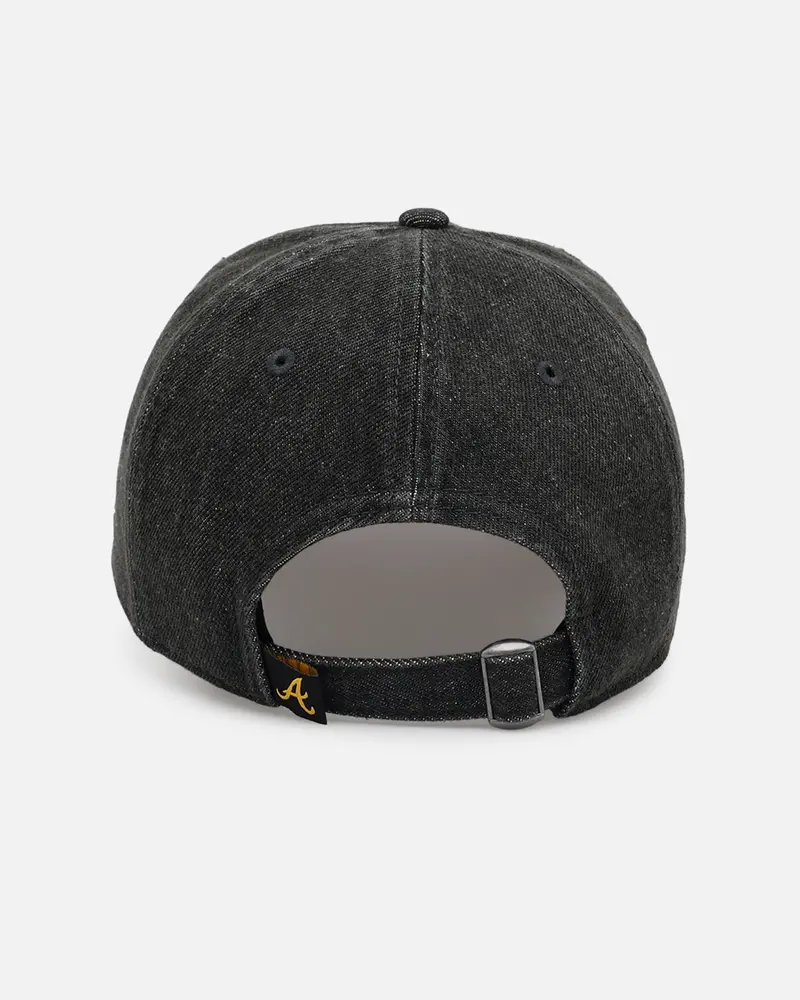 New Era Atlanta Braves 'Denim 2.0' 9Forty A-Frame Strapback Black 2