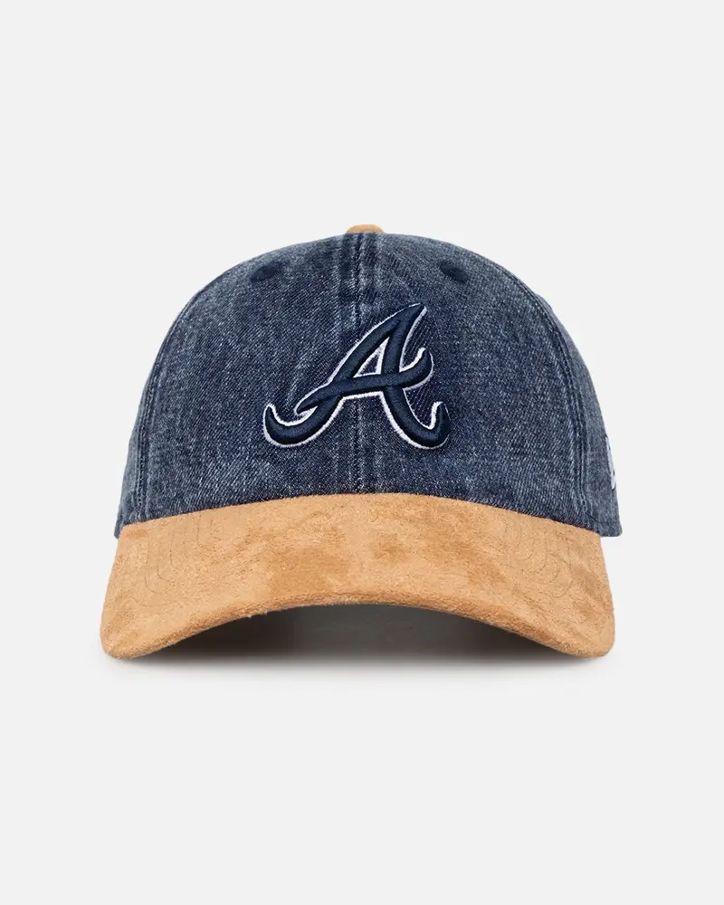 New Era Atlanta Braves 'Denim Shades' Casual Classic Strapback Denim/Wheat 1