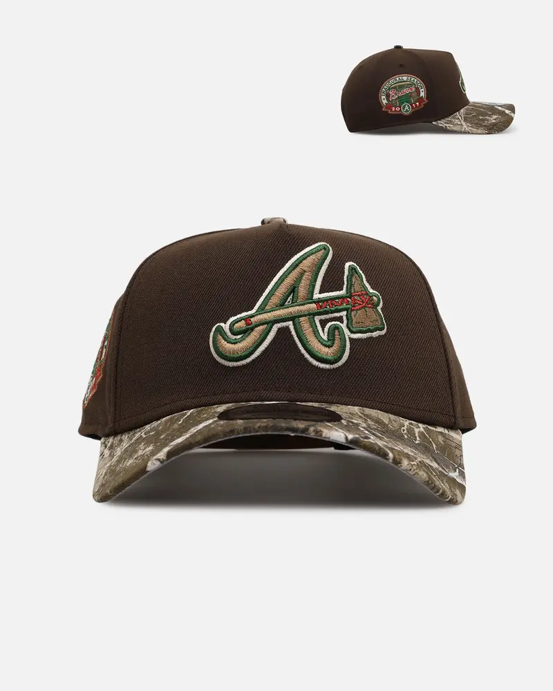 New Era Atlanta Braves 'Great Outdoors' 9Forty A-Frame Snapback Brown/Camo 1