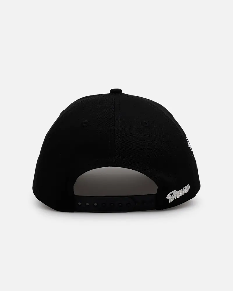 New Era Atlanta Braves 'Grit 3.0' 9Forty A-Frame Snapback Black/White 2