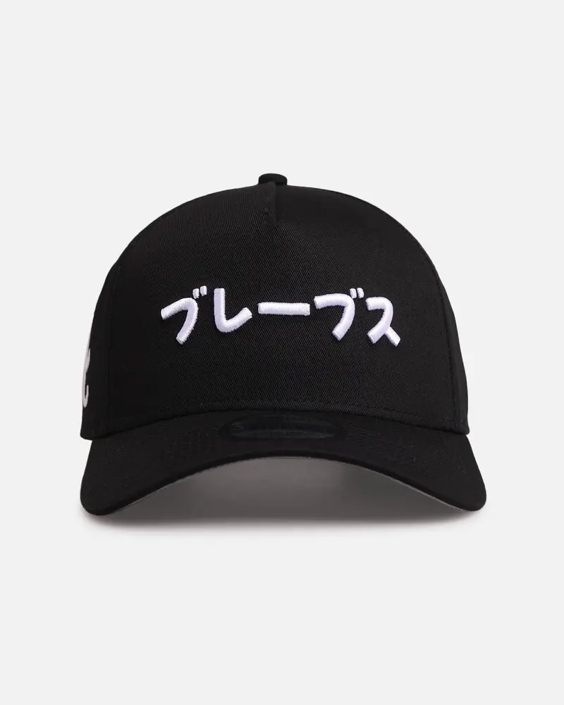 New Era Atlanta Braves 'Ohtani & Kanji' 9Forty A-Frame Snapback Black/White 1