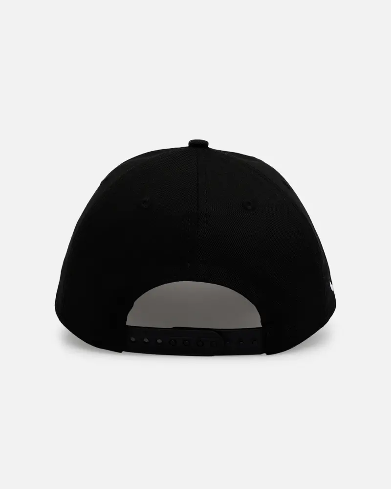 New Era Atlanta Braves 'Oversized Gothic Script Crown' 9Forty A-Frame Snapback Black/White 2