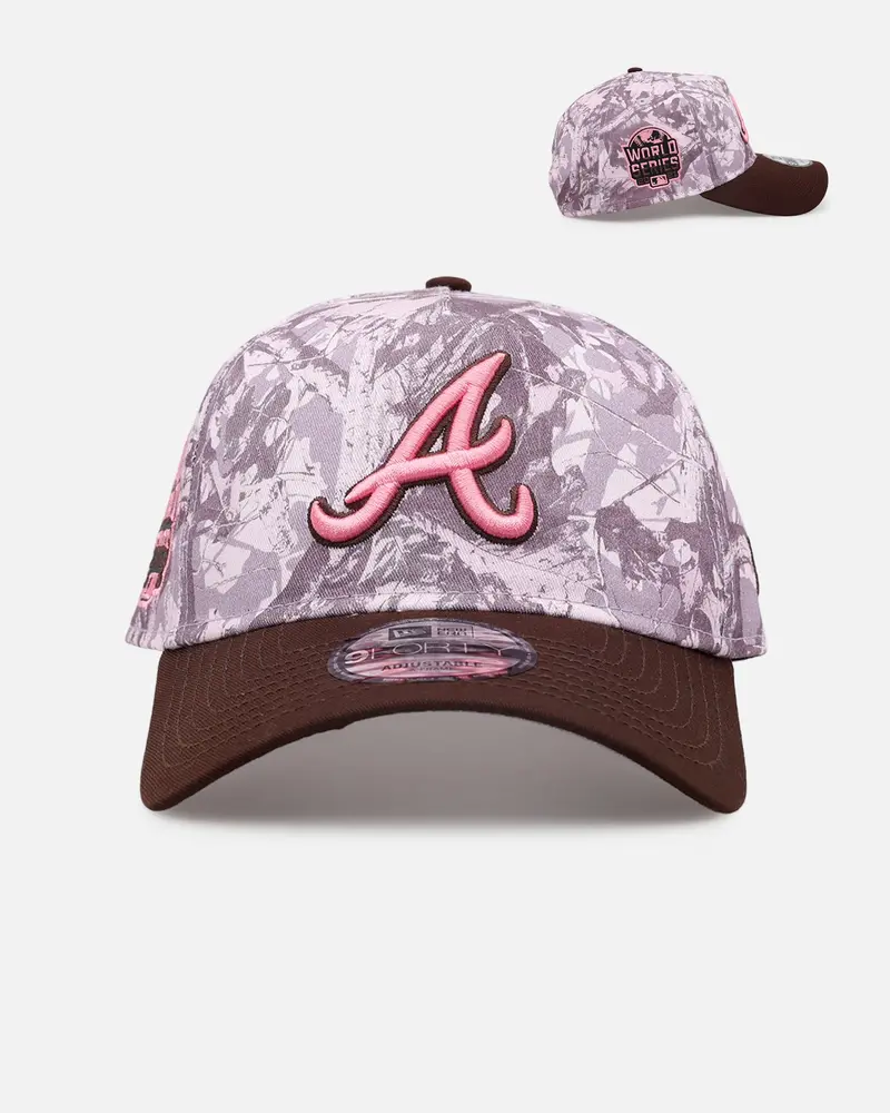 New Era Atlanta Braves 'Pink Tree Camo' 9Forty A-Frame Snapback Pink 1