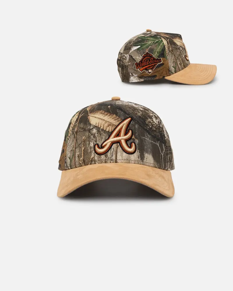 New Era Atlanta Braves 'Real Tree Tan Suede' 9Forty A-Frame Snapback Real Tree 1