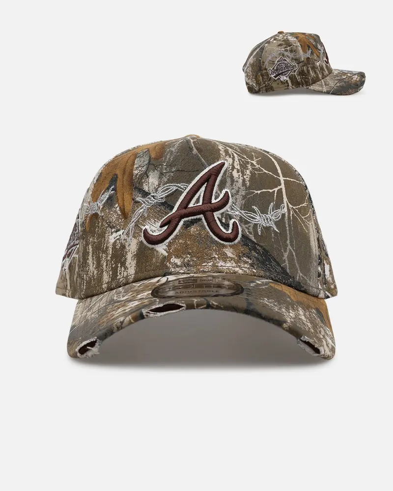New Era Atlanta Braves 'Realtree Grit 3.0' 9Forty A-Frame Snapback Realtree Edge 1