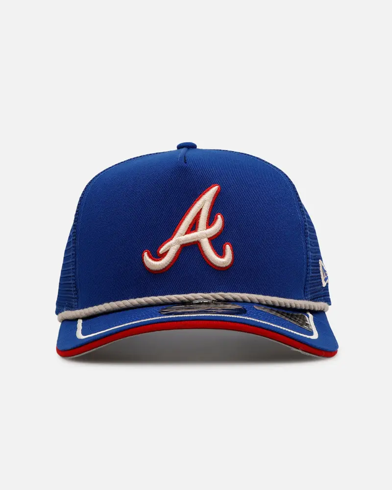 New Era Atlanta Braves 'Spring Injection' 9Fifty A-Frame Trucker Snapback Blue 1