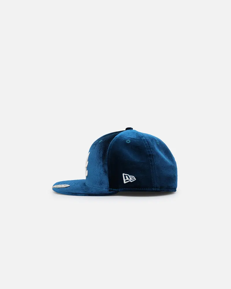 New Era Atlanta Braves 'Velvet Visor Clip' 59Fifty Fitted Otc 5