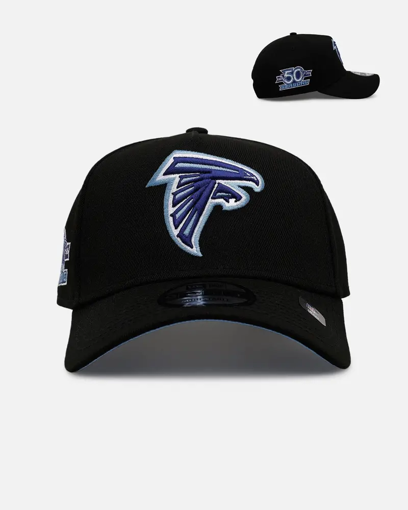 New Era Atlanta Falcons 'Black And Sky Blue' 9Forty A-Frame Snapback Black/Sky Blue 1