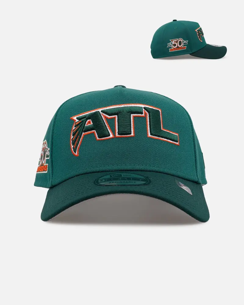 New Era Atlanta Falcons 'Citrus 2.0' 9Forty A-Frame Snapback Dark Green/Orange 1