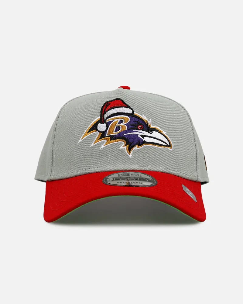 New Era Baltimore Ravens 'All I Want For Christmas' 9Forty A-Frame Snapback Green/Red 1