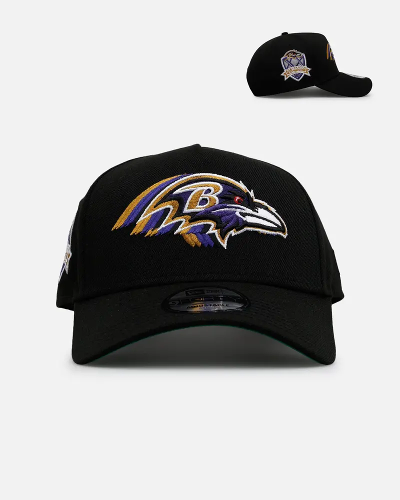 New Era Baltimore Ravens 'Cascade' 9Forty A-Frame Snapback Black 1