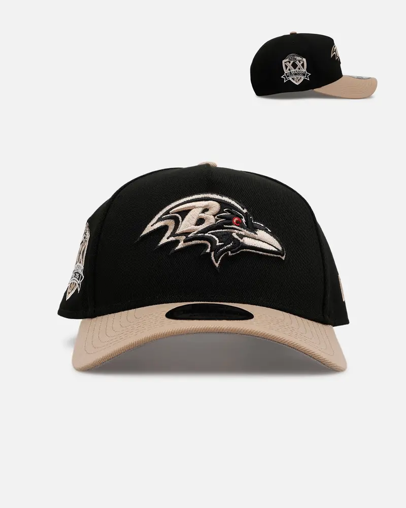 New Era Baltimore Ravens 'Desert Nights' 9Forty A-Frame Snapback Black/Camel 1