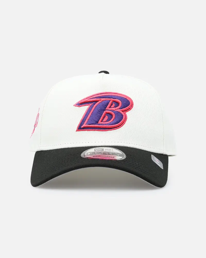 New Era Baltimore Ravens 'Neon Nights' 9Forty Snapback Chrome/Black 1