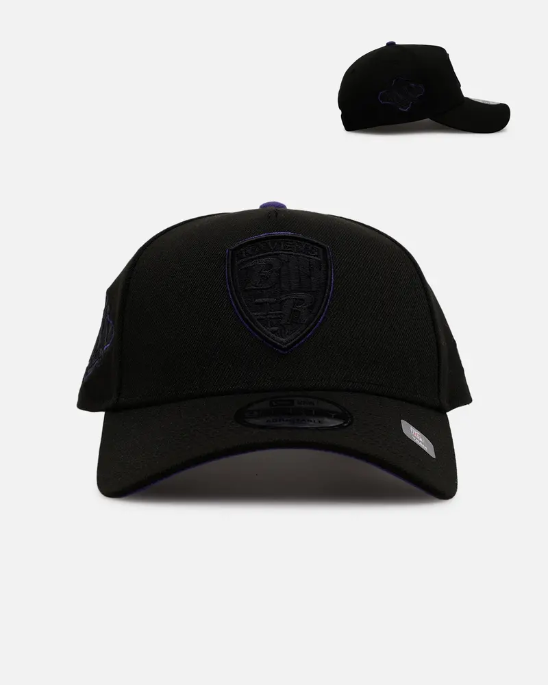 New Era Baltimore Ravens 'Outline' 9Forty A-Frame Snapback Black 1