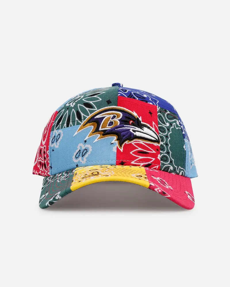 New Era Baltimore Ravens 'Paisley Patchwork' 9Forty A-Frame Snapback Multi 1