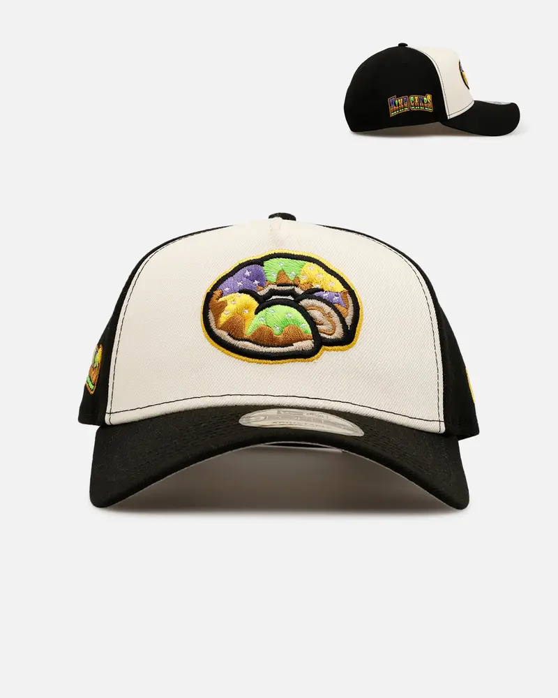 New Era Biloxi Shuckers 'Milb Theme Night' 9Forty A-Frame Snapback Chrome/Black 1