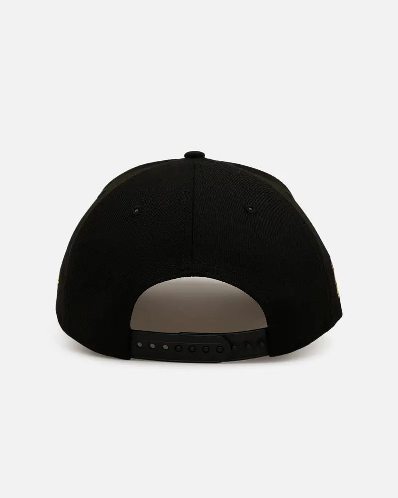 New Era Biloxi Shuckers 'Milb Theme Night' 9Forty A-Frame Snapback Chrome/Black 2