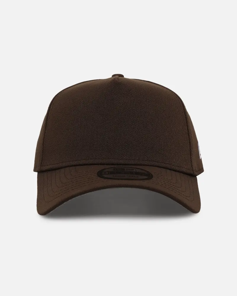 New Era Blank 9Forty A-Frame Snapback Walnut 1