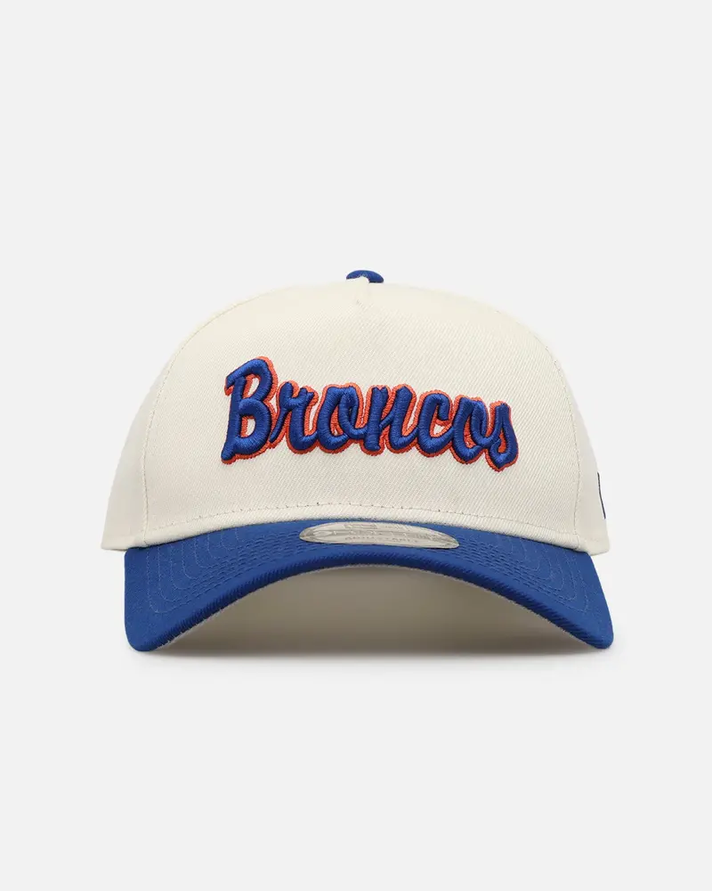 New Era Boise State Broncos 'Boise State University' 9Forty Two Toned A-Frame Snapback Chrome/Otc 1