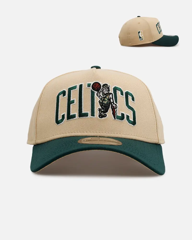 New Era Boston Celtics 'Vintage' 9Forty A-Frame Snapback Vegas Gold 1