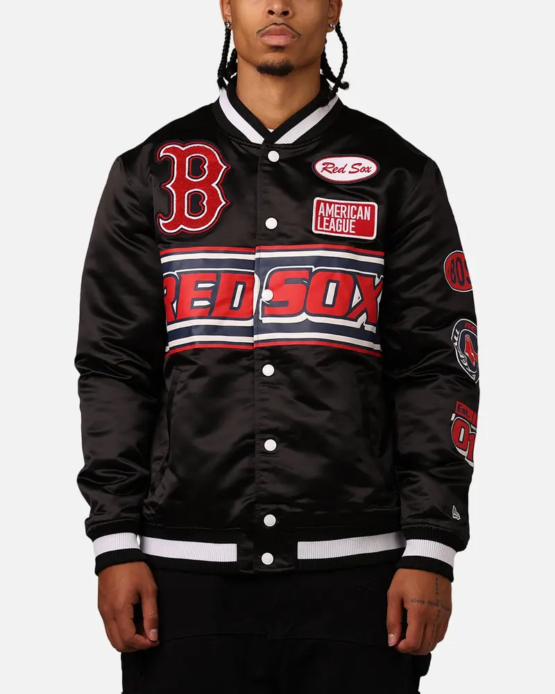 New Era Boston Red Sox 2024 Rally Drive Jacket Black/White 1