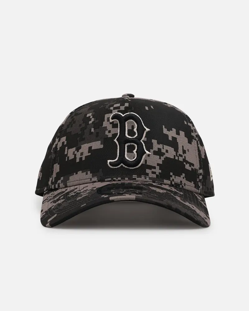 New Era Boston Red Sox 'Black Digi Camo' 9Forty A-Frame Snapback Black/Grey 1
