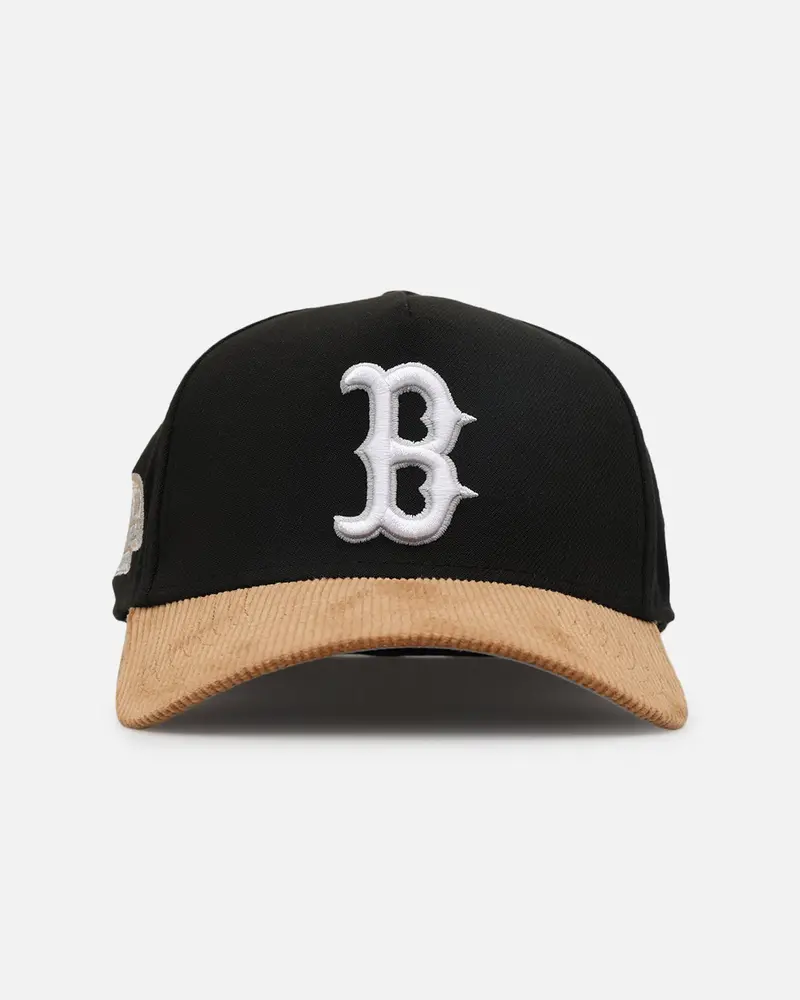 New Era Boston Red Sox 'Black Wheat' 39Thirty A-Frame Stretch Fit Black/Wheat 1