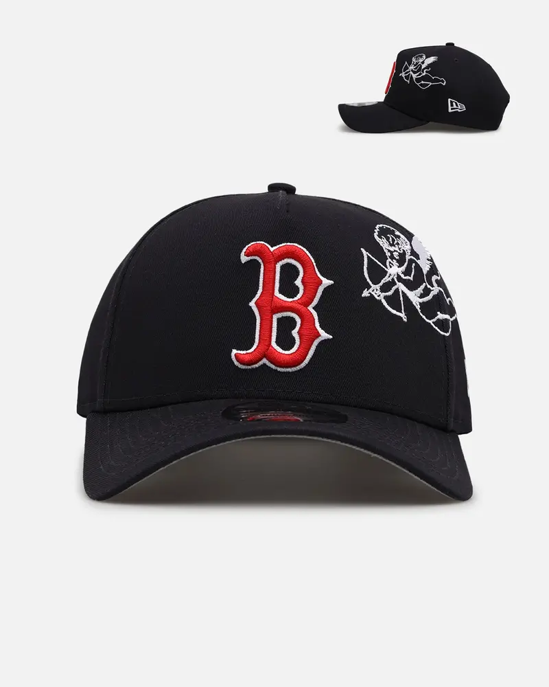 New Era Boston Red Sox 'Cherub Official Team Color' 9Forty A-Frame Snapback Navy 1