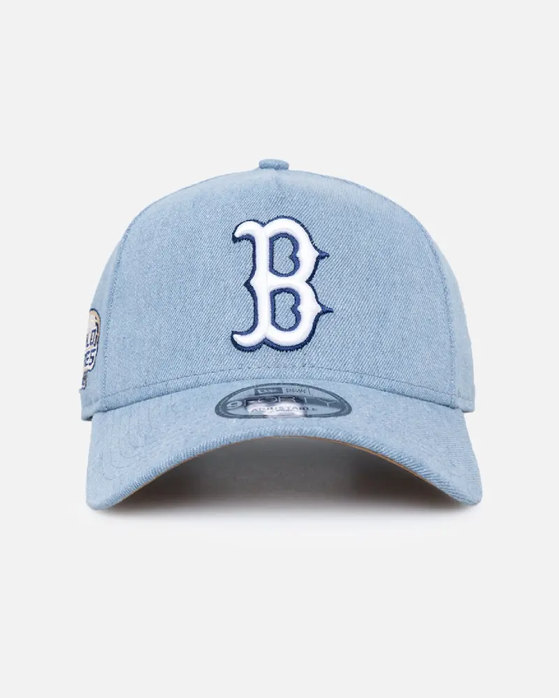New Era Boston Red Sox 'Denim White' 9Forty A-Frame Snapback Denim/Wheat/White 1