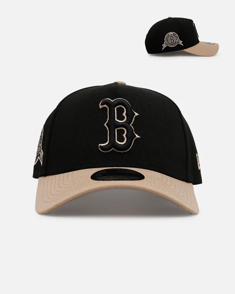 New Era Boston Red Sox 'Desert Nights' 9Forty A-Frame Snapback Black/Camel 1