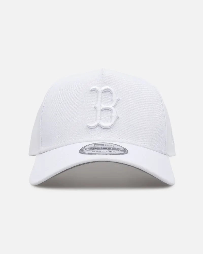New Era Boston Red Sox 'Easy White' 9Forty A-Frame Snapback White/White 1