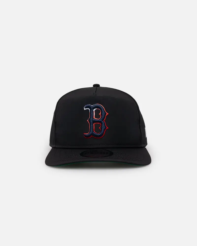 New Era Boston Red Sox Golfer Pre-Curved Snapback Black/Otc 1