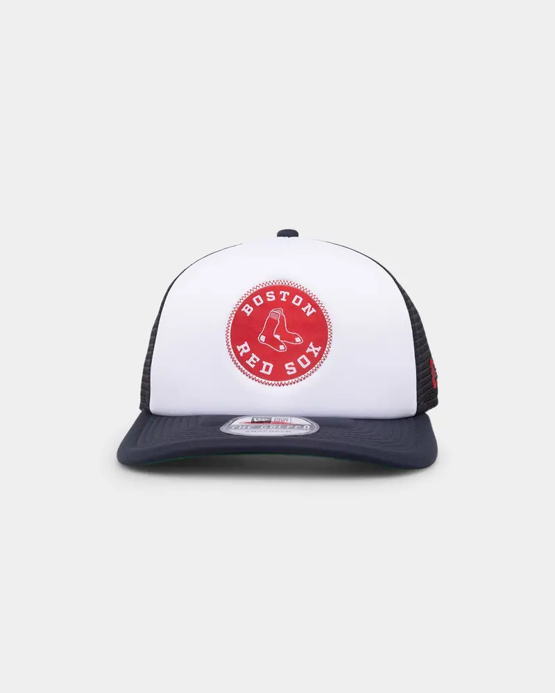 New Era Boston Red Sox Golfer Trucker Snapback White/Navy 1