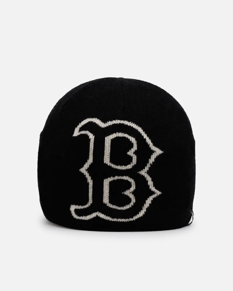 New Era Boston Red Sox Mega Logo Beanie Black 1