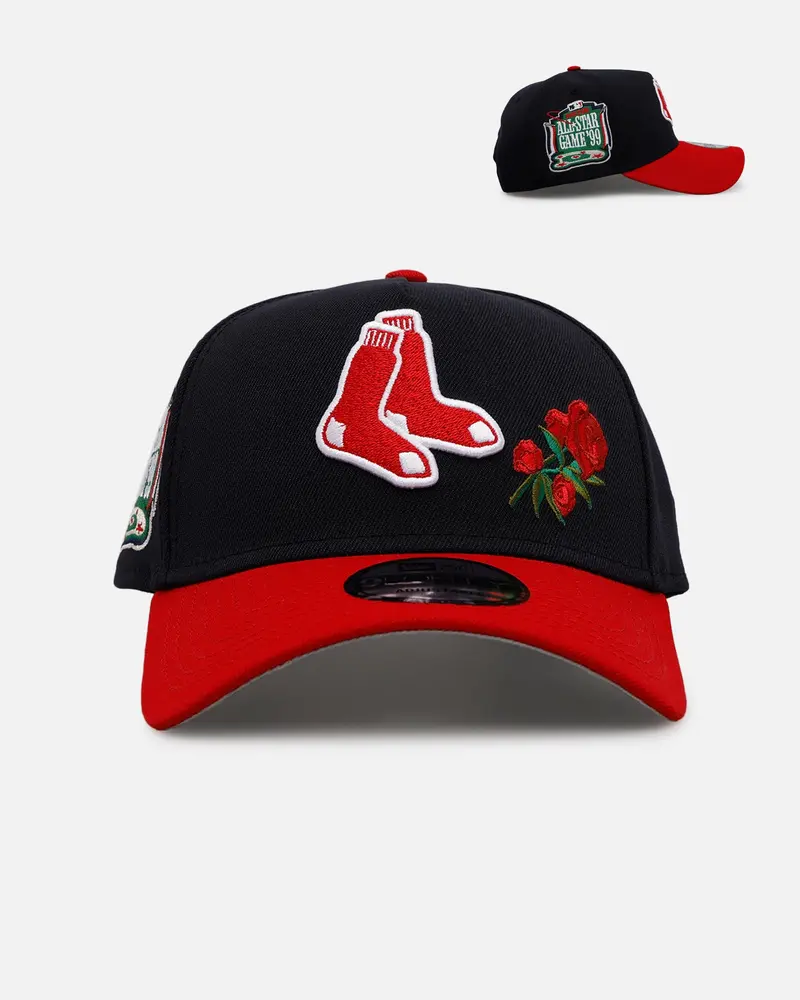 New Era Boston Red Sox 'Official Team Color Rose' 9Forty A-Frame Snapback Official Team Color 1