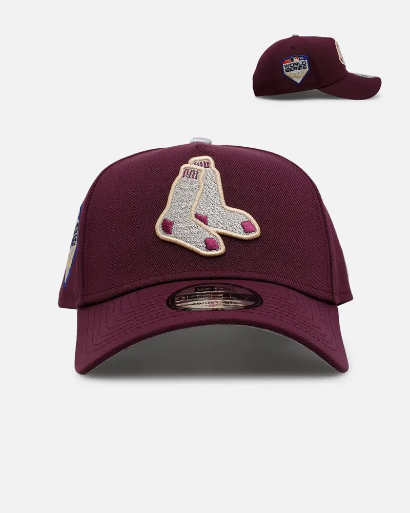 New Era Boston Red Sox 'Plum' 9Forty A-Frame Snapback Plum 1
