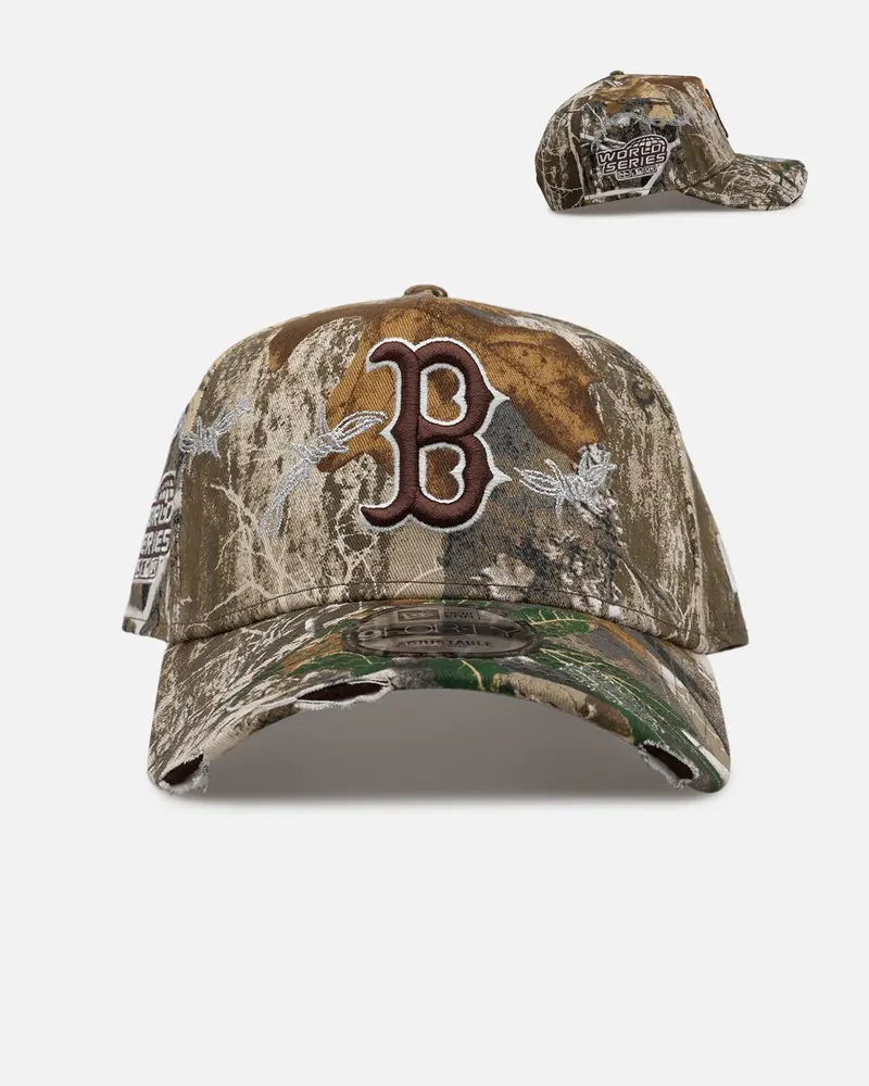 New Era Boston Red Sox 'Realtree Grit 3.0' 9Forty A-Frame Snapback Realtree Edge 1