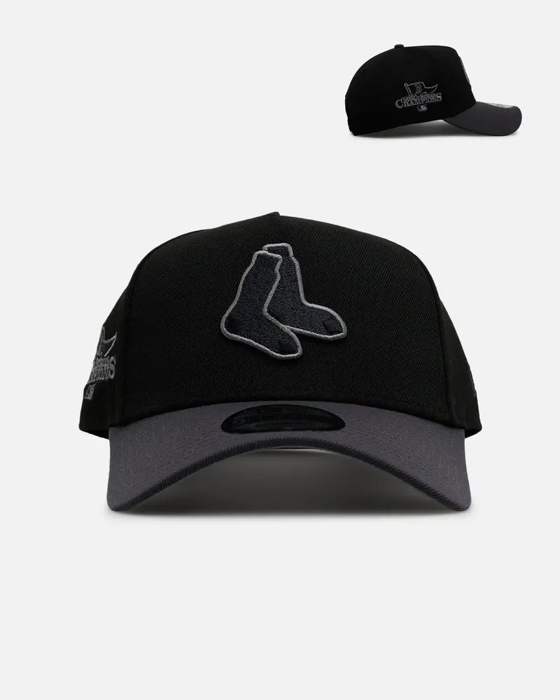 New Era Boston Red Sox 'Stealth' 9Forty A-Frame Snapback Black/Charcoal 1