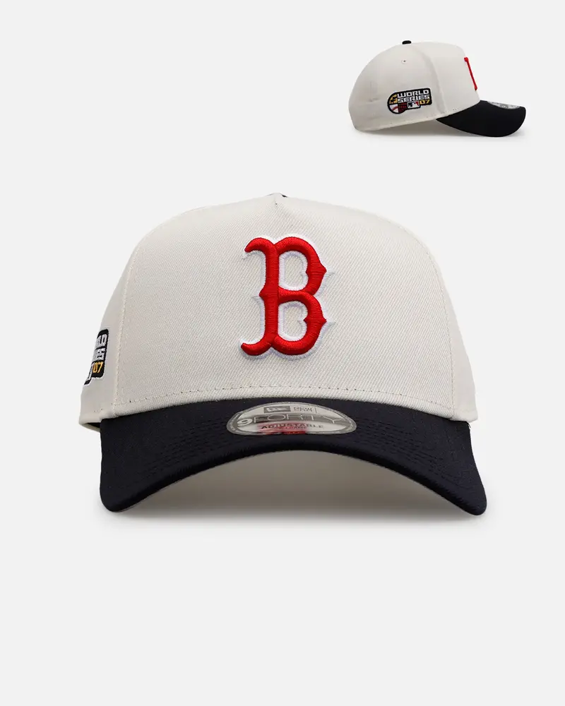 New Era Boston Red Sox 'Team Color Visor' 9Forty A-Frame Snapback Chrome/Official Team Color 1